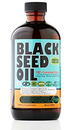 Strong Taste Black Seed Oil Liquid - 2.20%+ Thymoquinone Pungent Flavor Cold Pressed