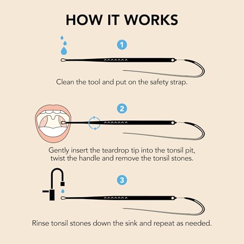 Tonsil Tech Teardrop Tip Tool