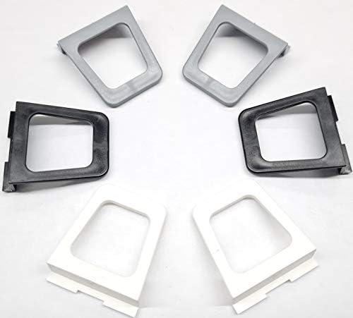 FlyEx 2x Griffe Fliegengitter Griff Klappgriff Kedergriff Fliegengitterfenster Insektenschutz Zubehör Fenster Türen Spannrahmen (Schwarz- 2x Kedergriff) Schwarz- 2x Kedergriff