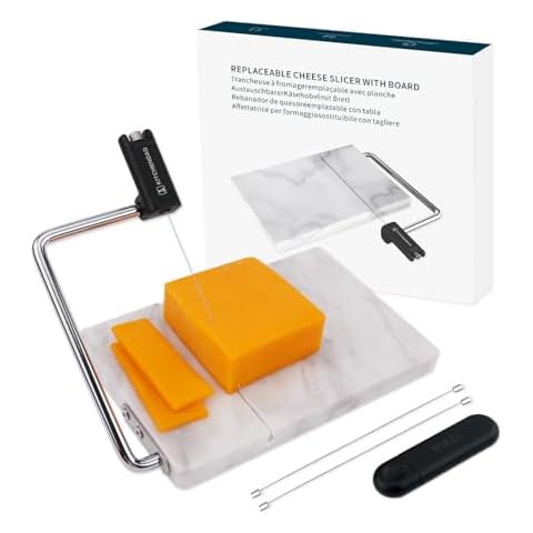 KITCHENDAO Adjustable Marble Cheese Slicer Cover