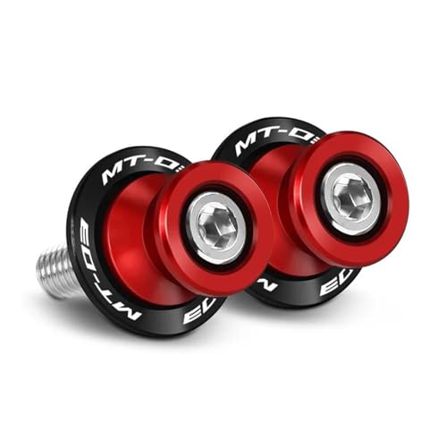 に適合するMT-03 MT-25 2005-2025 MT-125 Mt03 Mt25 Mt125 2015-2025用 オートバイCNCスイングアームスプール リアスタンドスクリュースライダープロテクター