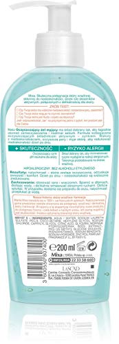 MIXA _Ekspert Skóry Wra¿liwej oczyszczaj¹cy ¿el myj¹cy bez myd³a przeciw niedoskona³oœciom do skóry t³ustej 200 ml