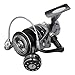 Kuuleyn Fishing Reel Reels, Fishing Reels, Fishing Reel 5.2:1 13+1BB Without Gaps Bearings Reel Smooth Metal Spool Body