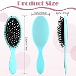 Eaasty 18 Pcs Hair Brush Bulk Travel Wet Detangling Brush Dry Detangling Hairbrush with Soft Bristles Glide Through Tangles with Ease Wedding Bridesmaid Gift Bulk for Women - Image 2