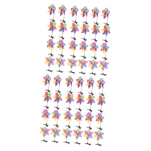 48 Pcs Windmill Hairpin Hair Barrettes Girls Hair Accessories Pinwheel for Barrettes for Women Clips Decorative Hairpins