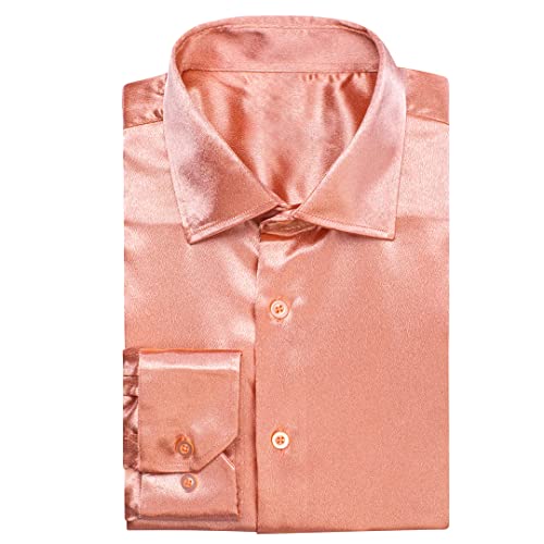 Chemises en soie unie homme business formelles décontractées mariage CY-1501 L