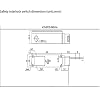ATO 24VDC Interlock Switch, NC/NC Safety Key Interlock Switch, IP67, Red