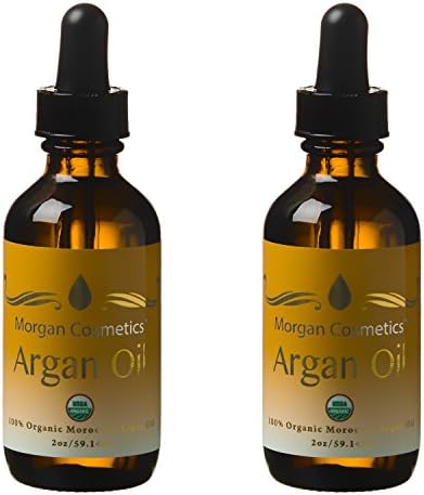 100% USDA Certified Organic Argan Oil, 2 Pack Bundle