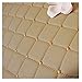 Tessuto in Pelle Tessuto in Ecopelle Morbida Finta Pelle Tessuto da Tappezzeria in Similpelle al Metro Tessuto per Mobili in Ecopelle, Trapuntato Tessuti Ecopelle al Metro-Quadrato Beige 1,4x1m