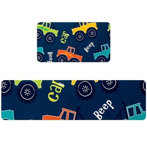 Tapis de cuisine antidérapant pour sol sec lavable en machine