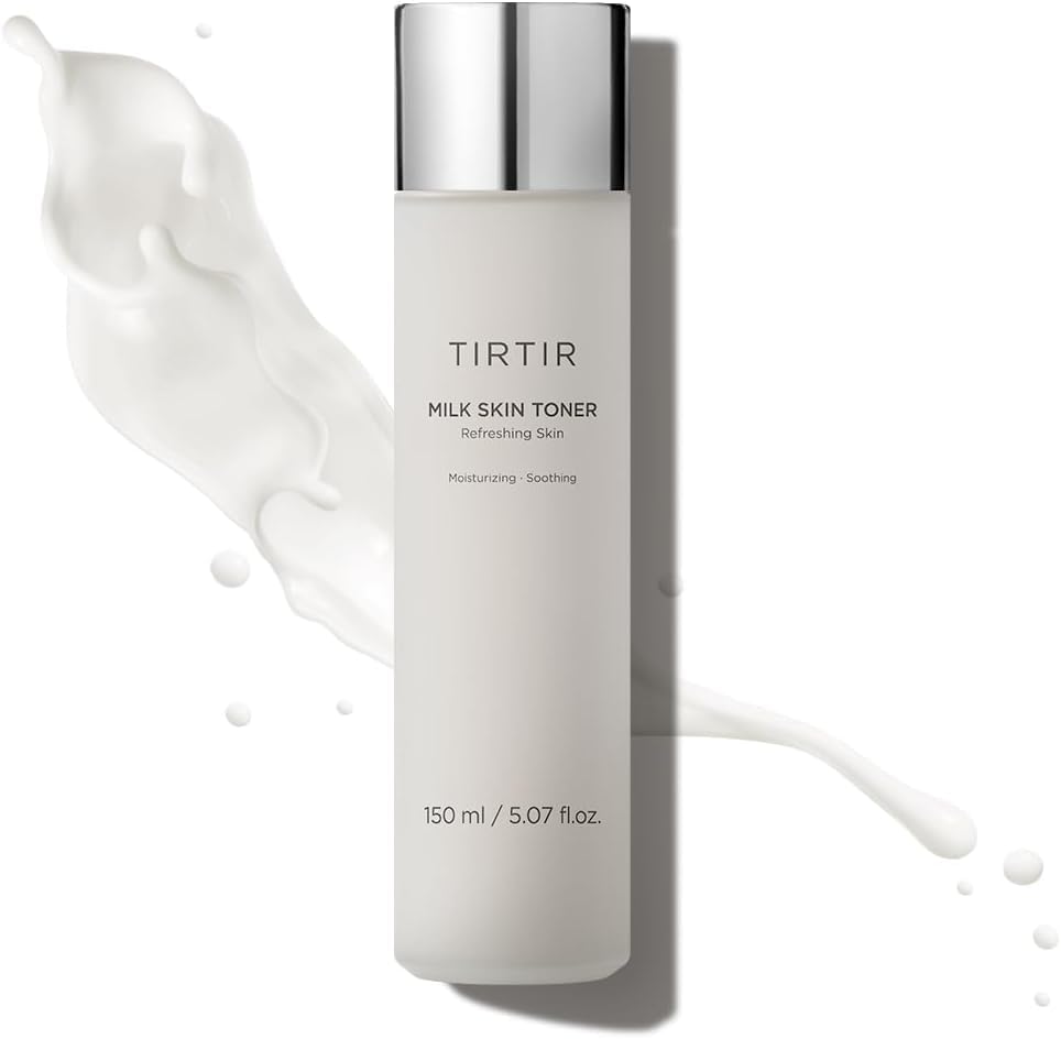TIRTIR Milk Skin Rice Toner - Deep Moisturizing, Hydrating and Refreshing for face, Niacinamide, Ceramide, Rice Bran Extract, Nature-Oriented Ingredients, Korean Skin Care, Vegan (150ml, Original)
