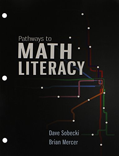 Pathways to Math Literacy with 18 Week Aleks Ac... 1259278727 Book Cover