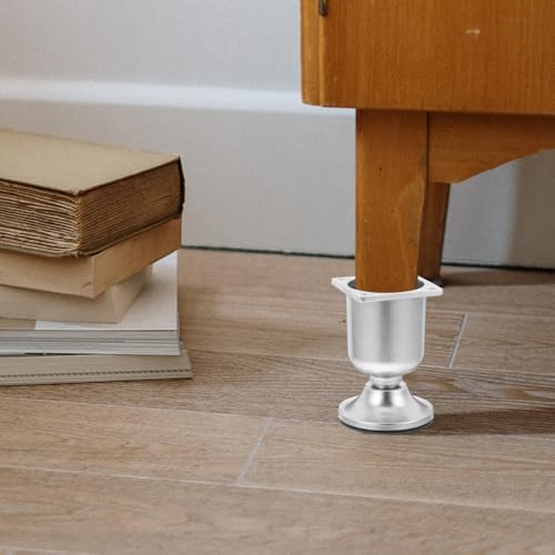 Patas de aluminio ovaladas para muebles resistentes como soporte de repuesto en sofás 7