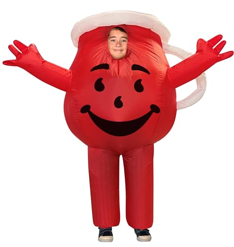 Disfraz Inflable Kool Aid Niño 7-10 años miniatura 1