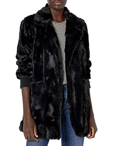 BB Dakota Women's Swirl Next Door Outerwear, Black, Small