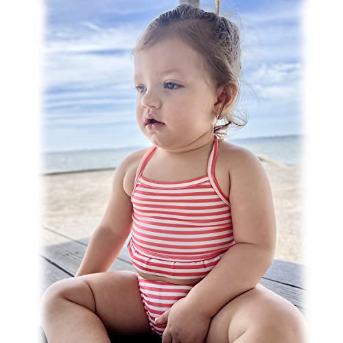 HINTINA Newborn Baby Girl 3-Piece Rashguard Sets3