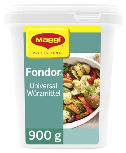 Maggi Professional Fondor Universal-Würzmittel o.k.A. vegane Würzmischung 1er Pack (1 x 900g Gastro Box)