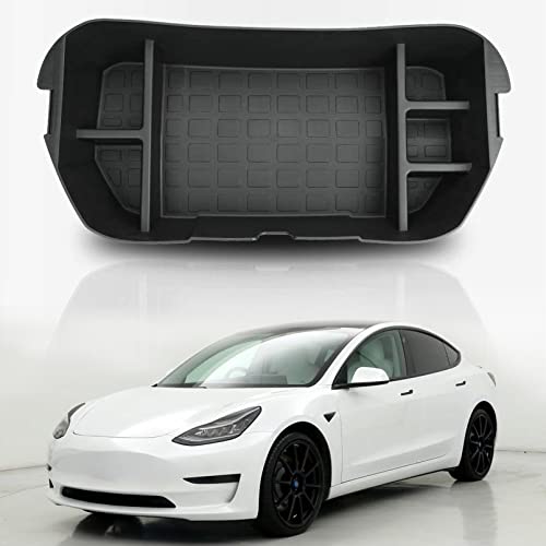 HAPSO Front Trunk Organizer Tray Storage Box Fit for Tesla Model 3 2017-2020 Accessories Front Trunk Mat Storage Box