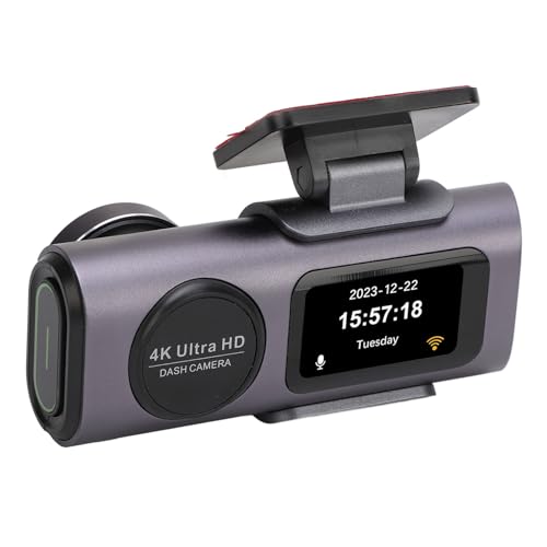 Caméra de tableau de bord double 4K pour la sécurité de votre voiture
