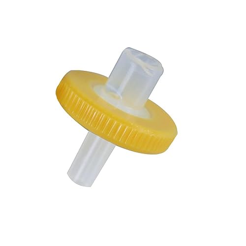 Miniatura 16 de Xin Tester 100 filtros de jeringa no estéril PES Membrana de 1.299 in de diámetro 0.45 um Filtros de laboratorio de jeringa hidrofílica