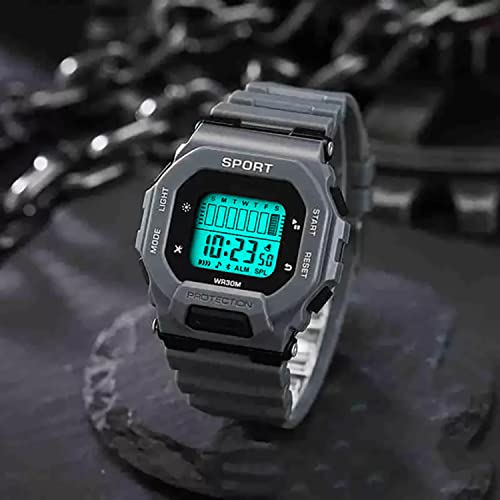 Image of Time Up Digital Dial 2025 Shock-Proof Water & Dust Resistant Alarm Student Watch for Boys & Girls (Age 5-17 Years)-GSK-101