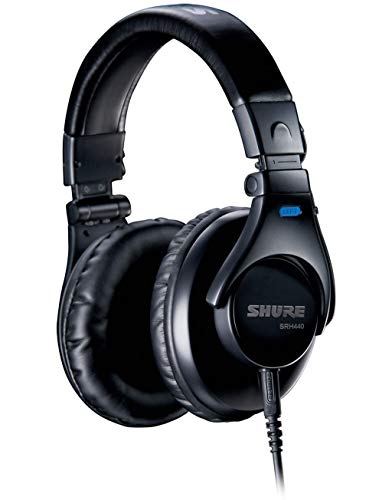 Shure SRH440 Gesloten hoofdtelefoon/over-ear, premium, referentie-hoofdtelefoon, ruisonderdrukkend, opvouwbaar… - Image 6