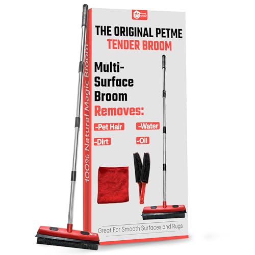 Petme Tender Hybrid Dog Pet Hair Removal Broom...