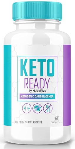 Keto Ready Capsules, Keto Ready Advanced Keto Formula, Keto Ready to Take Pills, Maximum Strength Keto Supplement, All-Natural Keto Mix, KetoReady Pastillas Reviews (60 Capsules)