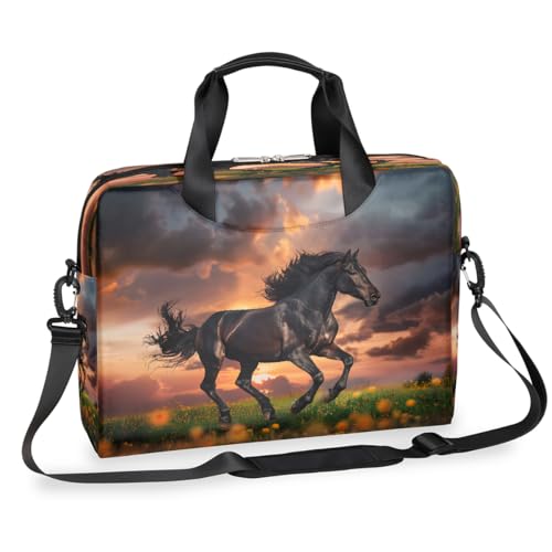 Bolso para laptop Black Horse Sunset 16 pulg. miniatura 1