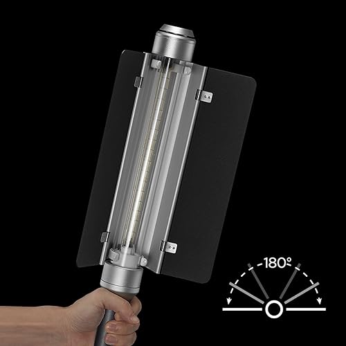 Image of Godox AD-S200 200Ws Stick Flash Head CCT 5800K+200K, 360 Light Tube Design for Godox AD200 Pro II AD200 Pro AD200 for Fashion Advertising Wedding Photography with Barndoor /Carry Bag