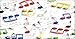 SMART BLONDE Musical Notes Multi-Color Novelty Metal Key Chain KC-2328
