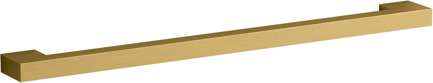 Kohler 27939-2MB Lodern Drawer Pull, Vibrant Brushed Moderne Brass