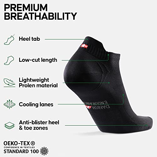 Image of DANISH ENDURANCE 3 or 5 Pack Low-Cut Athletic Socks, Moisture Wicking, Men & Women
