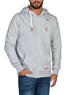 Warm and cuddly, men's hooded jacket with zip, perfect as a transitional jacket, suitable for autumn, winter and spring, everyday use for leisure, work, sports and university, high-quality sweat-regulating fabric and embroidered brand patch. A modern...