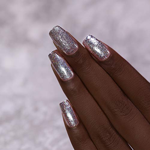 Image of ILNP Echo - Platinum Silver Holographic Ultra Metallic Nail Polish