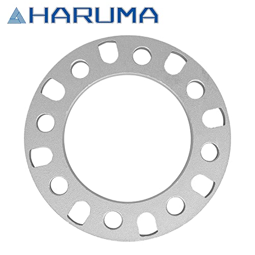 Haruma 4Pcs 1/2" Thickness Wheel Spacers 126Mm Hub Bore For Vehicle Bolt Pattern:8X165.1Mm(8X6.5); Wheel Bolt Pattern:8X170Mm-8X180 Mm #TOP2
