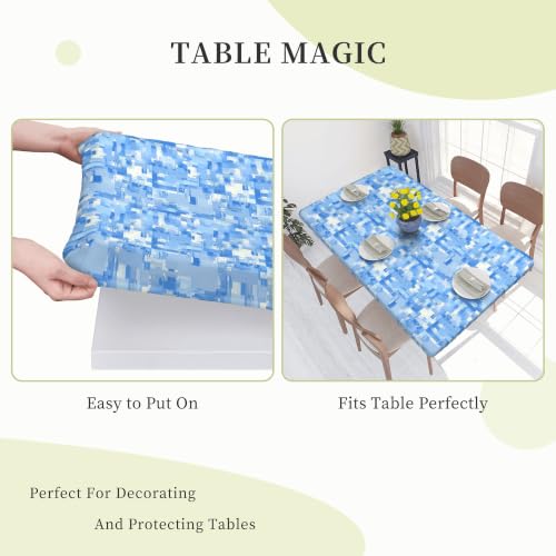 Nappe extensible anti-tache blanche 4FT pour stopper les liquides et protéger la table - 8