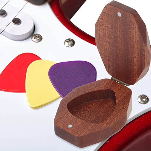 ERINGOGO Porte-Médiators en De Coeur Boîte De Rangement en Palissandre Étui pour Médiator Jazz Pièces De Médiator - Les Beatles, Paul McCartney, John Lennon, RIngo Starr, George Harrison ERINGOGO Porte-Médiators en De Coeur Boîte De Rangement en Palissandre Étui pour Médiator Jazz Pièces De Médiator – Image 4