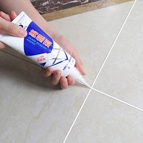 Water proof Tile Gap Filler Tube For Bathroom Kitchen Floor Wall, Silicone Tiles Gap Filler, Crack Repair & Joint Filler For Tile Lines, Gap Sealant, Gap Filler For Walls and Joints (180 ML) 2