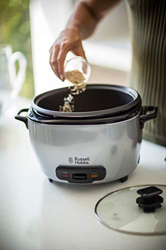 Miniatura 5 de Russell Hobbs Maxicook - Arrocera 1000 W, Capacidad De 5l Para 14 Tazas, Acero Inoxidable, Negro - Ref. 23570-56