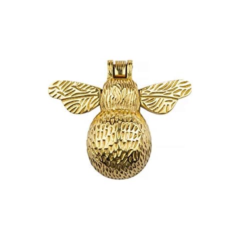 B&M - Solid Brass Bumble Bee Door Knocker Polished Brass Supplied with Matching Fixing Screws Cover