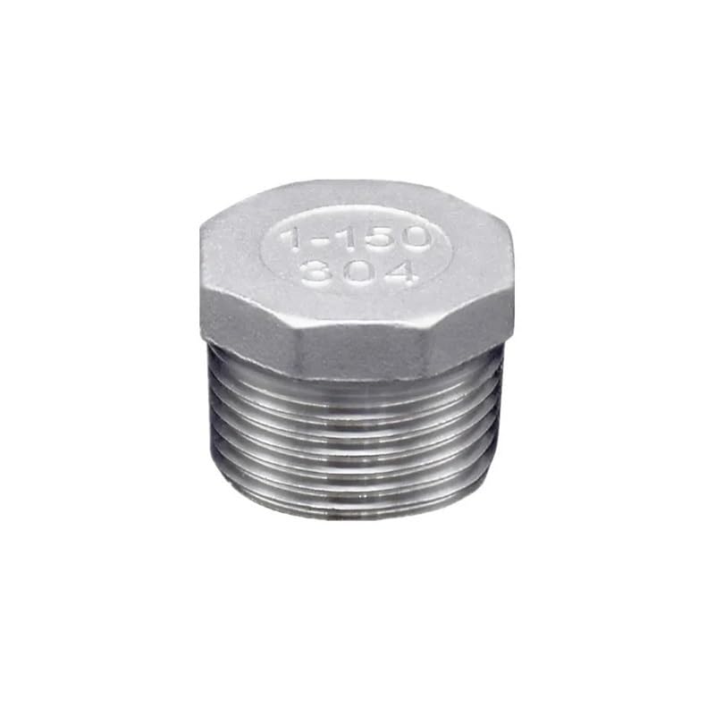 Raccord de tuyau inox 304 mâle NPT 1/4 et 1/2 pour plomberie et réseau