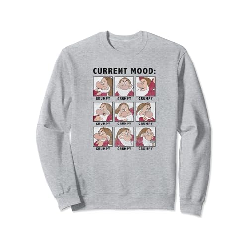 Disney Blancanieves y los siete enanos gruñón actual humor Sudadera