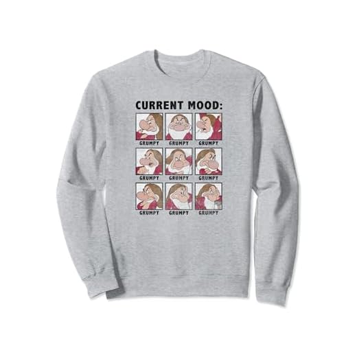 Disney Blancanieves y los siete enanos gruñón actual humor Sudadera