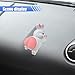 Tuxihapp Cute Bunny Bouncy Butt Car Dashboard Decoration - Funny Rabbit Figurine Car Rearview Mirror Accessories - Mini Resin Vehicle Center Console&Dashboard Ornament for Desktop Home Office (Rabbit)