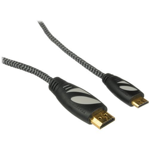 Pearstone Active Braided High Speed Mini HDMI to HDMI Cable with