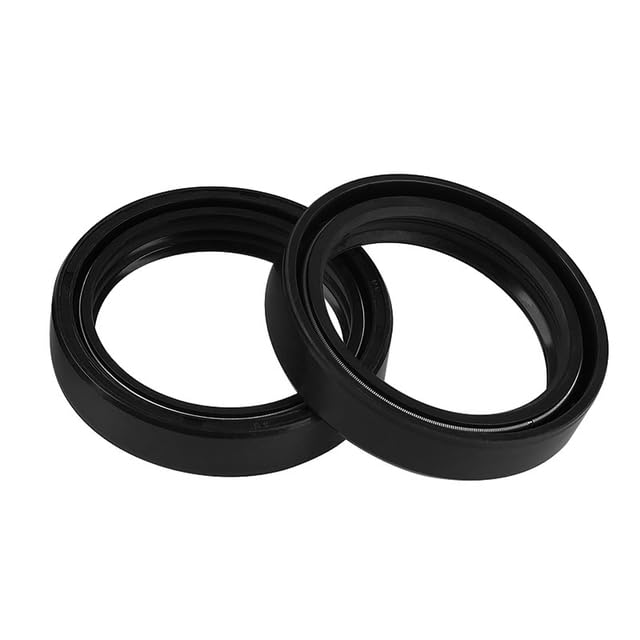 AEPRO - 43x55x11 Motorcycle Front Fork Damper Oil Seal or Dust Seal for Yamahas TTR250 IT490 FZR400RR FZR1000 FZS1000 FZ1 VMX Vmax 1200 (1 Pair Oil Seal)