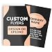 GotPrint Custom Bulk Flyers, Glossy, Vertical | Upload Design or Add Text | Personalized Photo | Double-Sided Printing Available,4 x 6 Vertical, 100 Qty