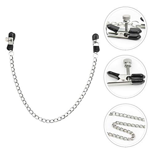 ARTIBETTER Grampo de Mamilo de Mama Clipe de Corrente Longa Brinquedos de Estimulação de Mama Soltei