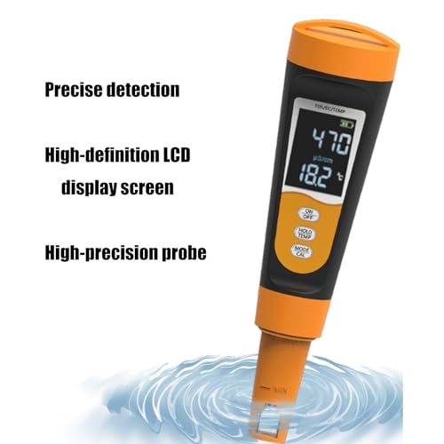 Testeur de température précis via analyseur d'eau numérique multifonction - 5